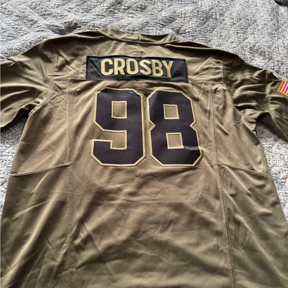 Maxx Crosby Las Vegas Raiders Stitched Jersey Size Large - Picture 1 of 6